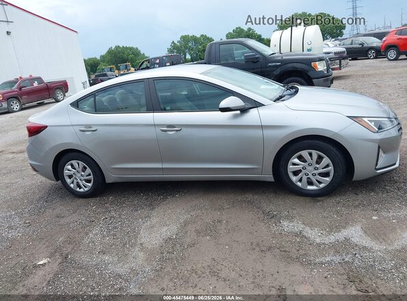 5NPD74LF1LH612512 2020 HYUNDAI ELANTRA Silver Rear interior view