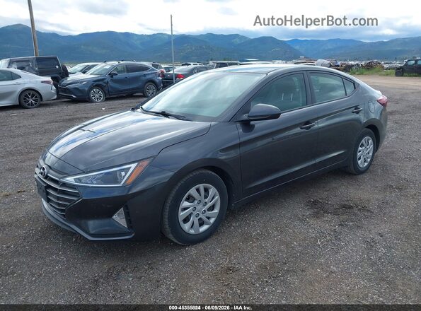 5NPD74LF1LH612929 2020 HYUNDAI ELANTRA Серый Передняя левая четверть