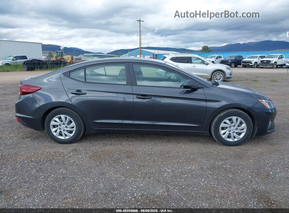 5NPD74LF1LH612929 2020 HYUNDAI ELANTRA Серый Вид задней части салона