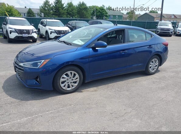 5NPD74LF1LH616351 2020 HYUNDAI ELANTRA Синий Передняя левая четверть