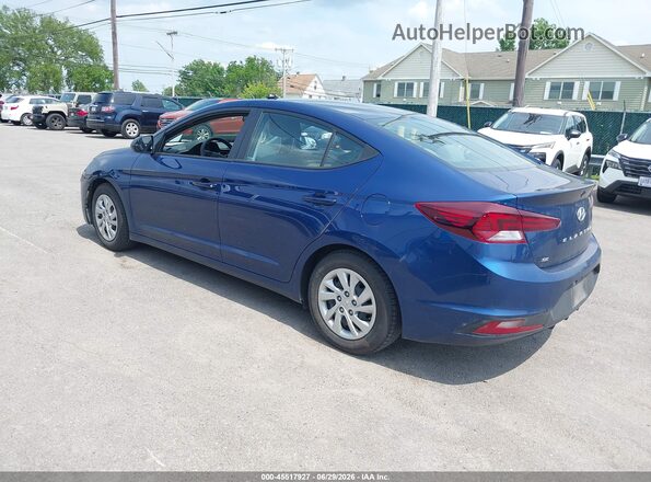 5NPD74LF1LH616351 2020 HYUNDAI ELANTRA Синий Задняя левая четверть