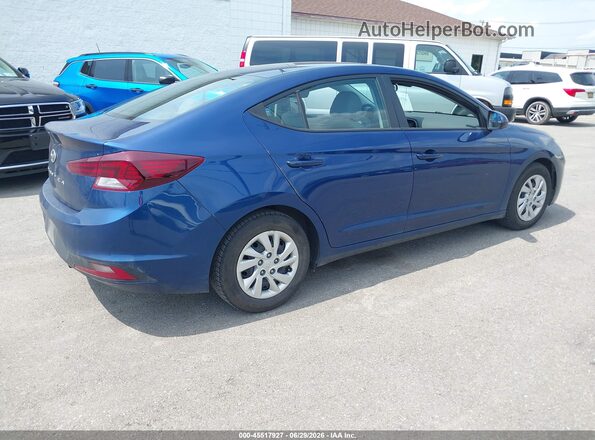 5NPD74LF1LH616351 2020 HYUNDAI ELANTRA Синий Задняя правая четверть