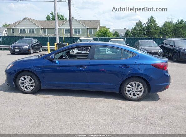 5NPD74LF1LH616351 2020 HYUNDAI ELANTRA Синий Панорамный вид салона 360°