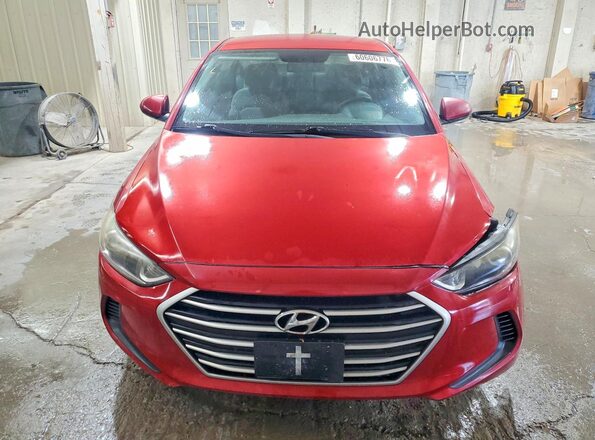 5NPD74LF2HH037327 2017 HYUNDAI ELANTRA Red წინა ხედი