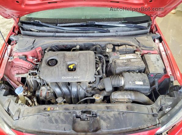 5NPD74LF2HH037327 2017 HYUNDAI ELANTRA Red უკანა სალონის ხედი