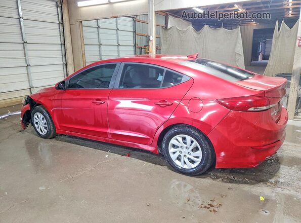 5NPD74LF2HH037327 2017 HYUNDAI ELANTRA Red უკანა მარცხენა