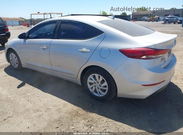 5NPD74LF2HH110261 2017 HYUNDAI ELANTRA Серебряный Задняя левая четверть
