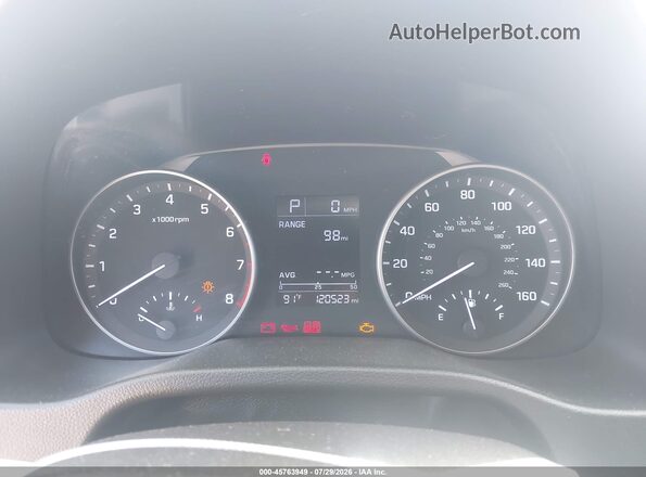 5NPD74LF2HH110261 2017 HYUNDAI ELANTRA Серебряный Вид задних сидений