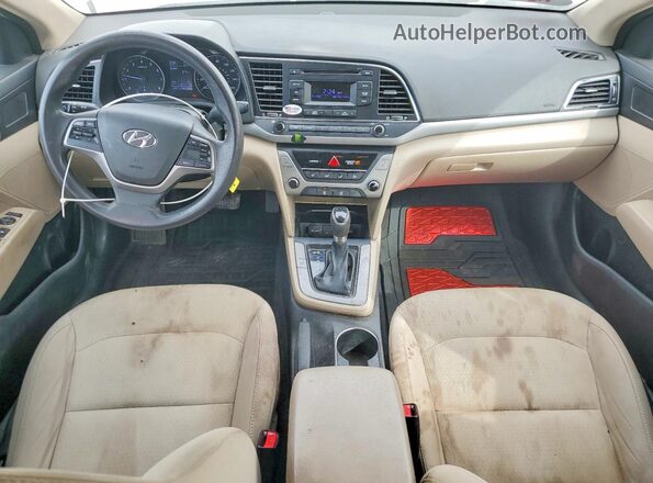 5NPD74LF2HH112608 2017 HYUNDAI ELANTRA Beige Вид панелі приладів