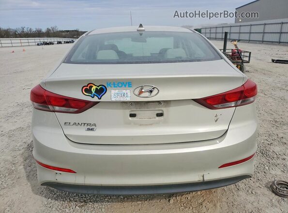 5NPD74LF2HH112608 2017 HYUNDAI ELANTRA Beige Вид ззаду