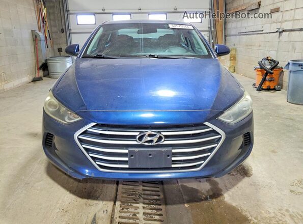 5NPD74LF2HH125598 2017 HYUNDAI ELANTRA Blue Widok z przodu