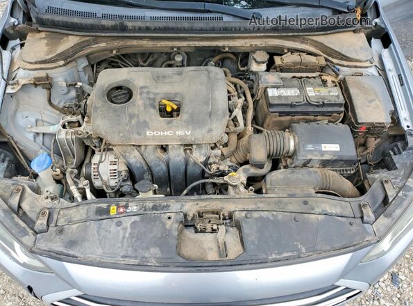 5NPD74LF2HH151957 2017 HYUNDAI ELANTRA Silver უკანა სალონის ხედი