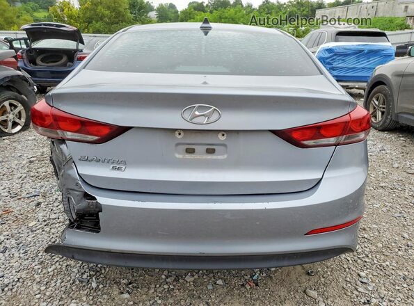 5NPD74LF2HH151957 2017 HYUNDAI ELANTRA Silver უკანა ხედი