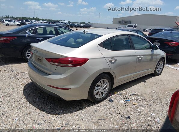 5NPD74LF2HH190323 2017 HYUNDAI ELANTRA Beige Հետևի աջ