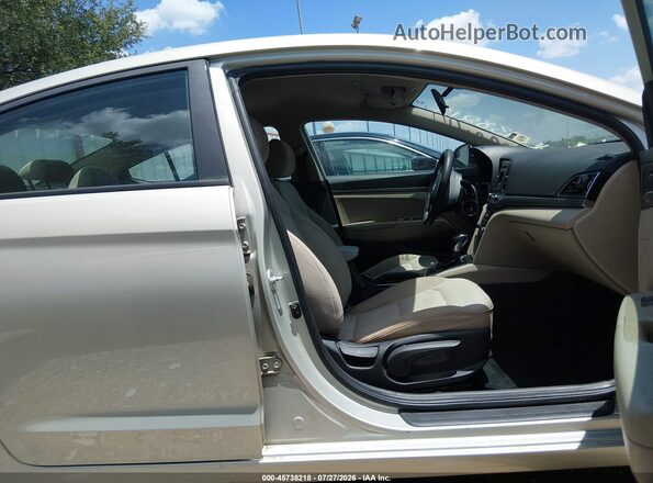 5NPD74LF2HH190323 2017 HYUNDAI ELANTRA Beige Սալոնի դիմացի տեսք