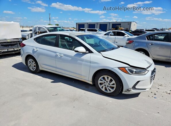 5NPD74LF2JH227666 2018 HYUNDAI ELANTRA White Delantero derecho