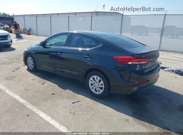 5NPD74LF2JH277371 2018 HYUNDAI ELANTRA Black Հետևի ձախ