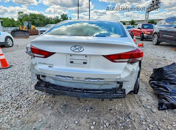 5NPD74LF2JH278245 2018 HYUNDAI ELANTRA Silver Vista trasera