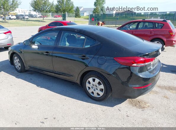 5NPD74LF2JH297233 2018 HYUNDAI ELANTRA Black Trasero izquierdo