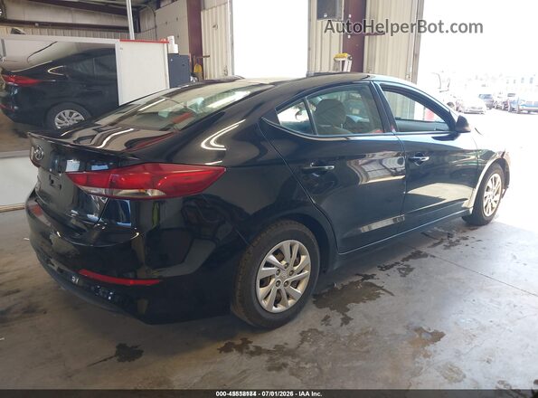 5NPD74LF2JH353817 2018 HYUNDAI ELANTRA Black Tył prawy