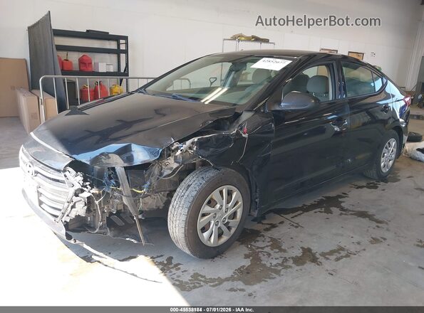 5NPD74LF2JH353817 2018 HYUNDAI ELANTRA Black Przód lewy