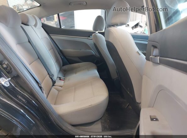 5NPD74LF2JH353817 2018 HYUNDAI ELANTRA Black Widok naklejki z numerem VIN