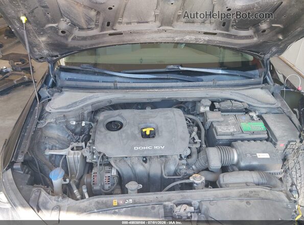 5NPD74LF2JH353817 2018 HYUNDAI ELANTRA Black Widok z tyłu