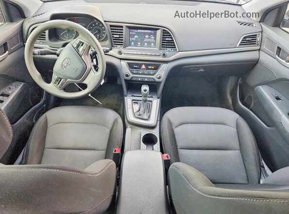 5NPD74LF2JH399986 2018 HYUNDAI ELANTRA Black Widok deski rozdzielczej