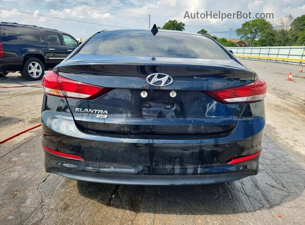 5NPD74LF2JH399986 2018 HYUNDAI ELANTRA Black Widok z tyłu