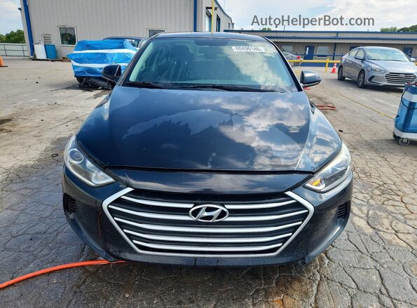 5NPD74LF2JH399986 2018 HYUNDAI ELANTRA Black Widok z przodu