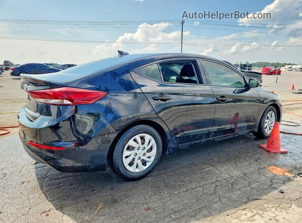 5NPD74LF2JH399986 2018 HYUNDAI ELANTRA Black Tył prawy