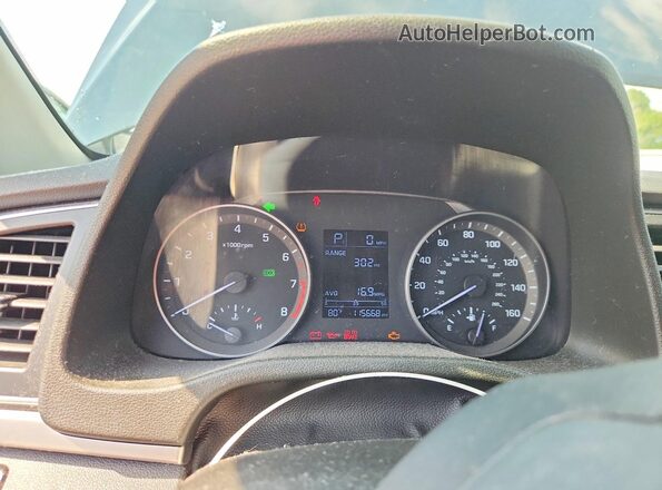 5NPD74LF2JH399986 2018 HYUNDAI ELANTRA Black Widok zestawu wskaźników
