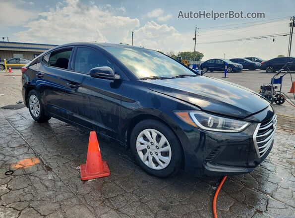 5NPD74LF2JH399986 2018 HYUNDAI ELANTRA Black Przód prawy