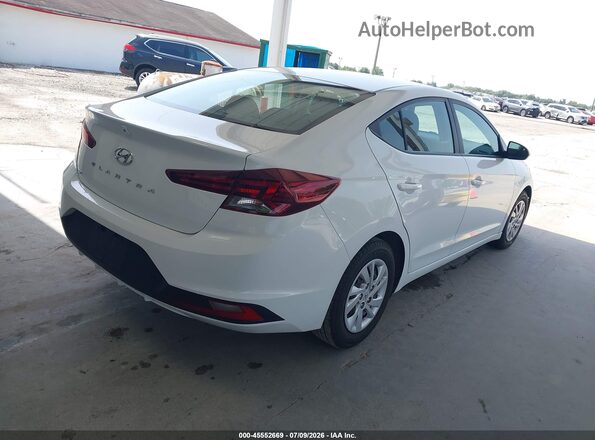 5NPD74LF2KH428971 2019 HYUNDAI ELANTRA White Հետևի աջ