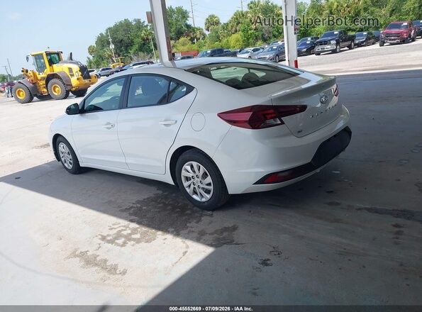 5NPD74LF2KH428971 2019 HYUNDAI ELANTRA White Հետևի ձախ