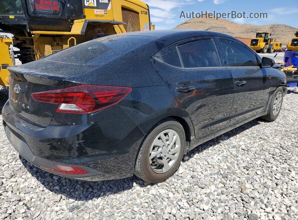 5NPD74LF2KH435628 2019 HYUNDAI ELANTRA Black Tył prawy
