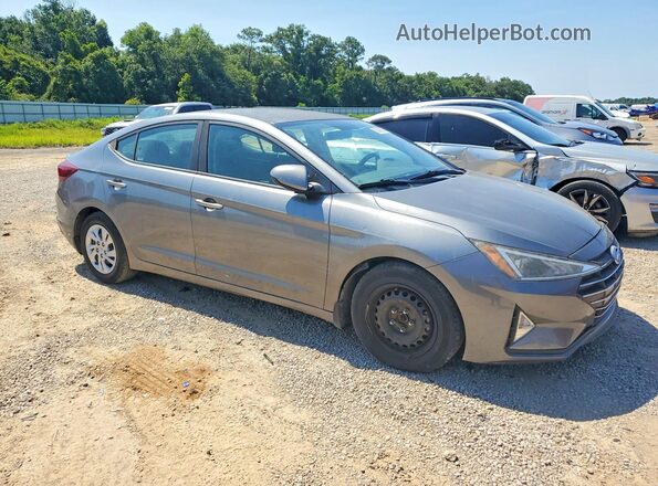 5NPD74LF2KH450789 2019 HYUNDAI ELANTRA Gray Delantero derecho