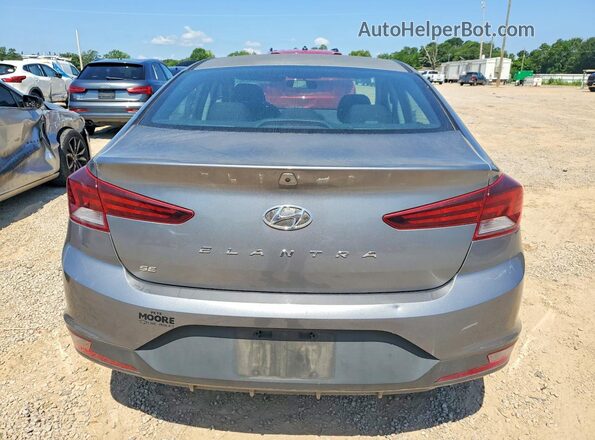 5NPD74LF2KH450789 2019 HYUNDAI ELANTRA Gray Vista trasera