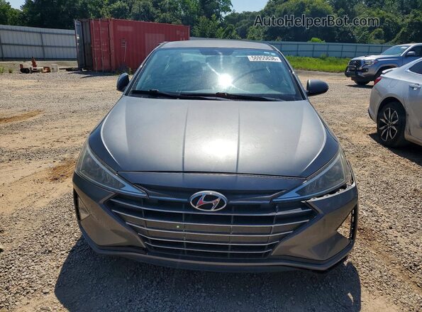 5NPD74LF2KH450789 2019 HYUNDAI ELANTRA Gray Vista frontal