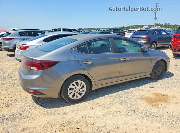 5NPD74LF2KH450789 2019 HYUNDAI ELANTRA Gray Trasero derecho