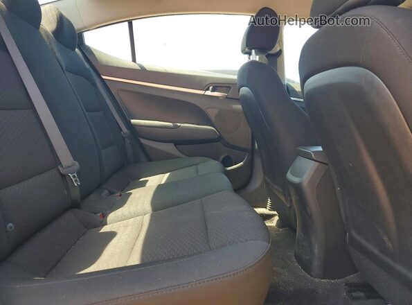 5NPD74LF2KH450789 2019 HYUNDAI ELANTRA Gray Vista de los asientos traseros