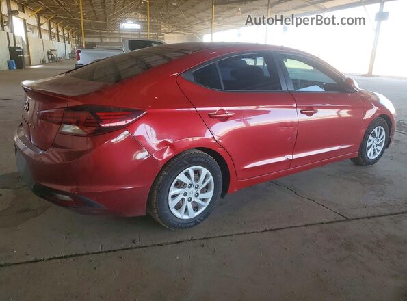 5NPD74LF2KH457922 2019 HYUNDAI ELANTRA Red Trasero derecho