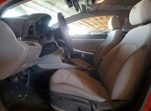 5NPD74LF2KH457922 2019 HYUNDAI ELANTRA Red Vista interior delantera