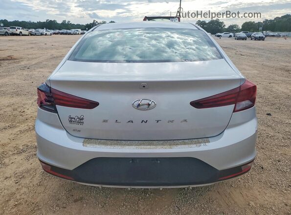 5NPD74LF2KH462022 2019 HYUNDAI ELANTRA Silver უკანა ხედი