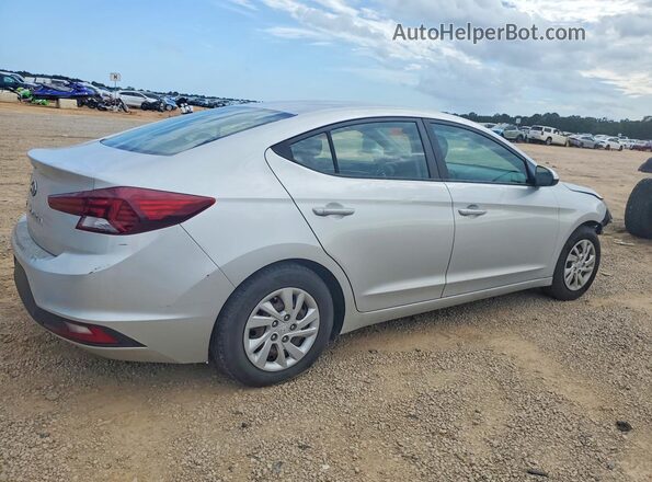 5NPD74LF2KH462022 2019 HYUNDAI ELANTRA Silver უკანა მარჯვენა