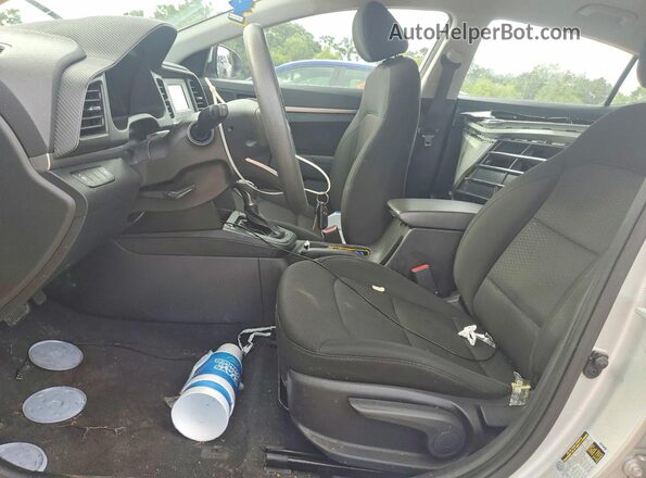 5NPD74LF2KH462022 2019 HYUNDAI ELANTRA Silver წინა სალონის ხედი