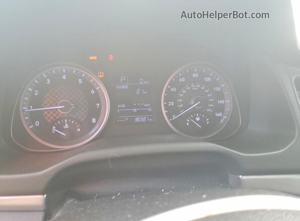 5NPD74LF2KH462022 2019 HYUNDAI ELANTRA Silver ხელსაწყოთა პანელის ხედი