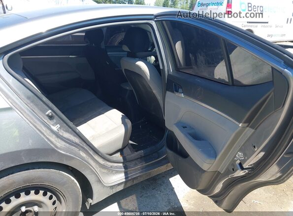 5NPD74LF2KH482545 2019 HYUNDAI ELANTRA Gray Widok naklejki z numerem VIN