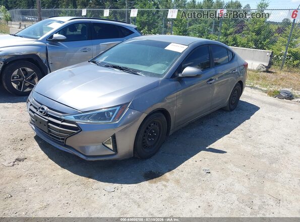 5NPD74LF2KH482545 2019 HYUNDAI ELANTRA Gray Przód lewy