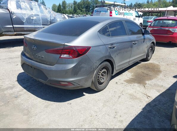 5NPD74LF2KH482545 2019 HYUNDAI ELANTRA Gray Tył prawy